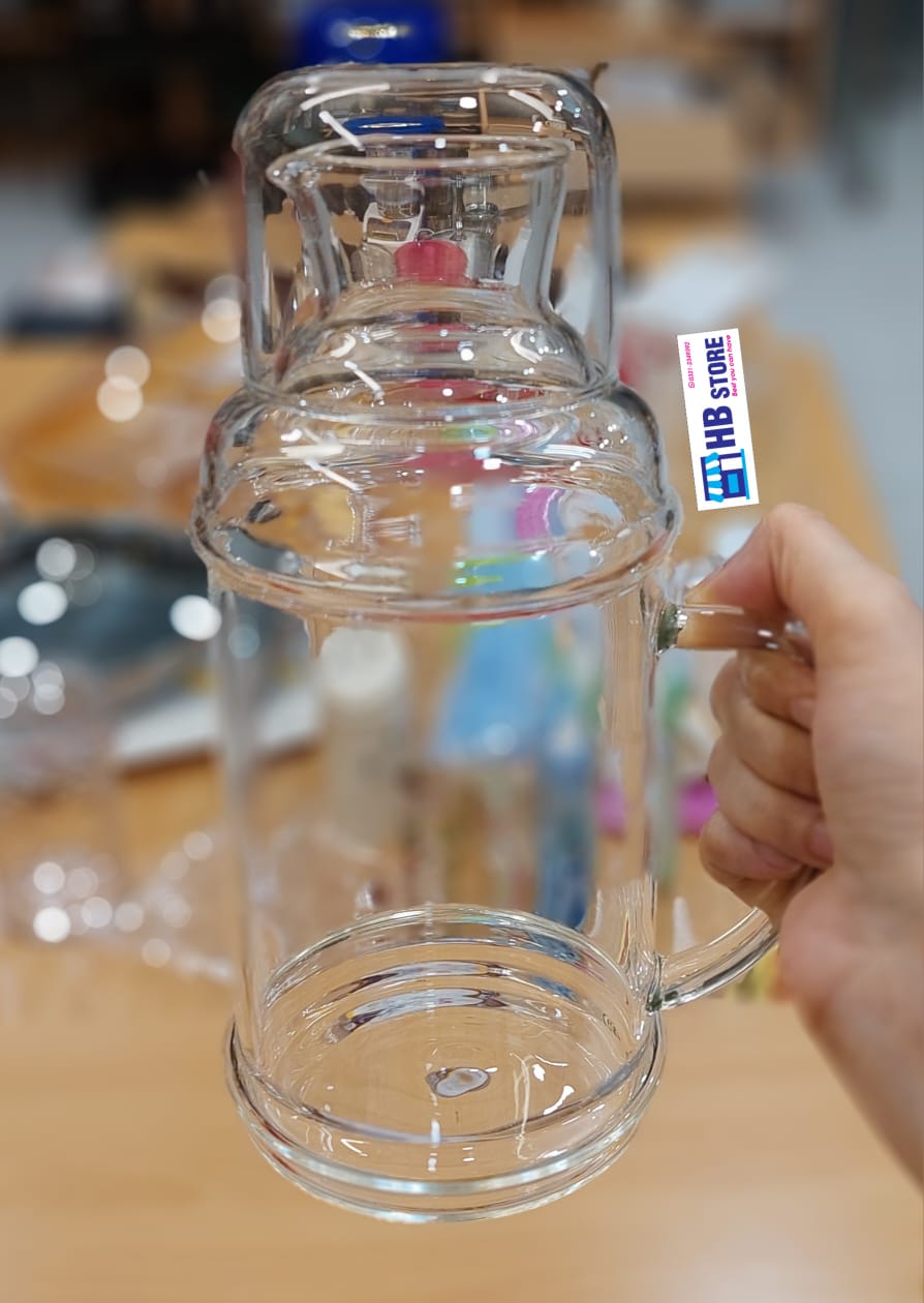 Large Capacity Insulated Cold Kettle Glass Water Pitcher Multi-function Water Bottle