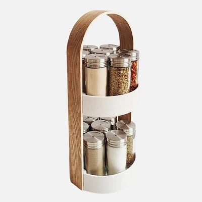 Echowood rotate Spice Rack, 17 pieces