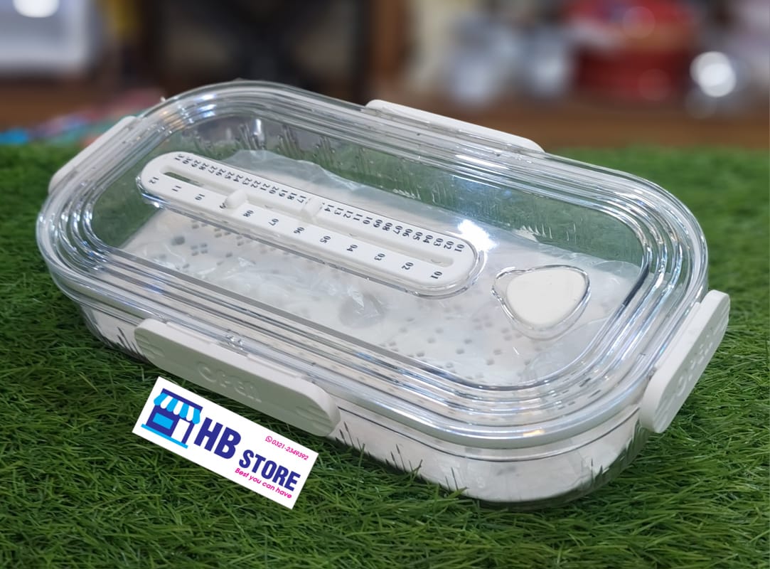 Airtight Food Storage Box with Drainer Basket & Date Tracker – Multi-Purpose Fridge Organizer