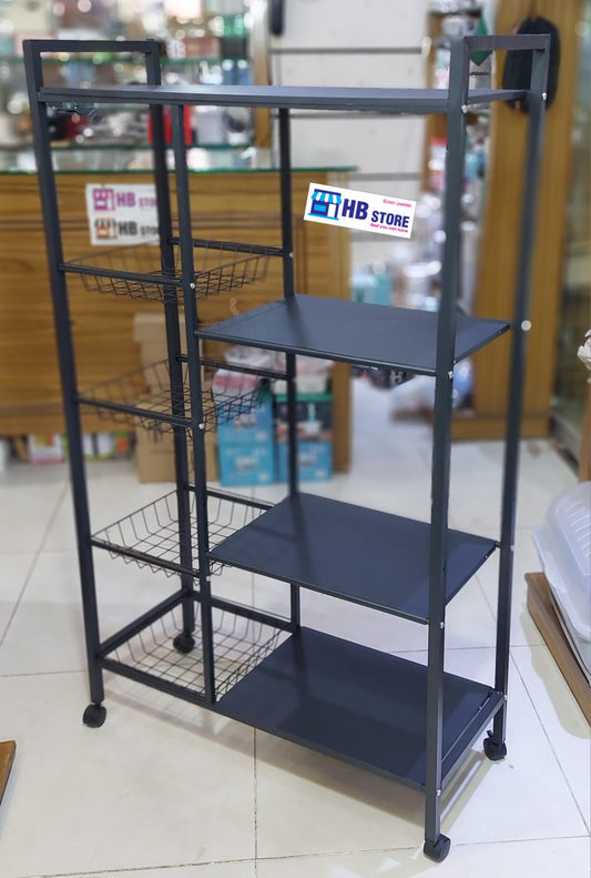 4 Layer Metal Kitchen Rack Organiser
