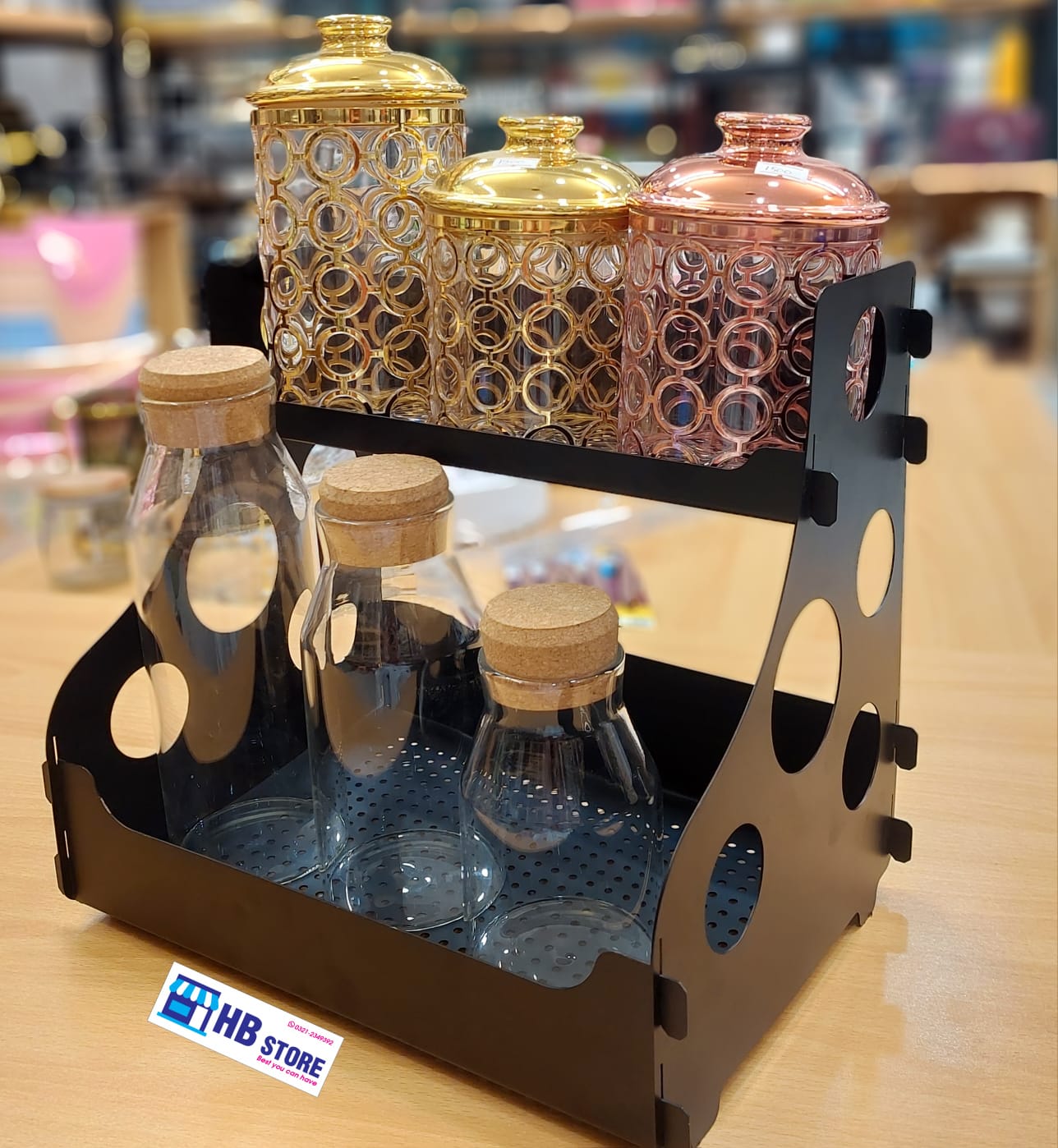 2 Tier Metal Stand Organiser