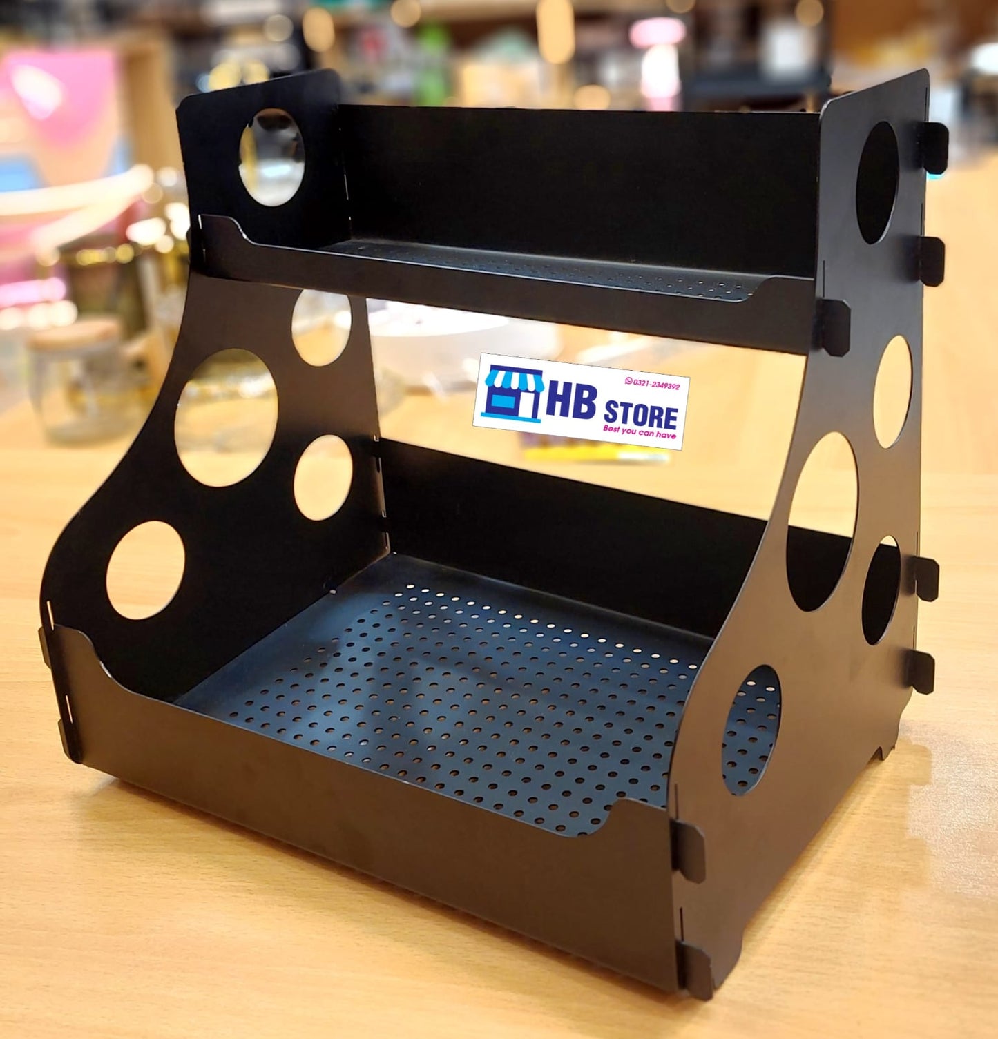 2 Tier Metal Stand Organiser