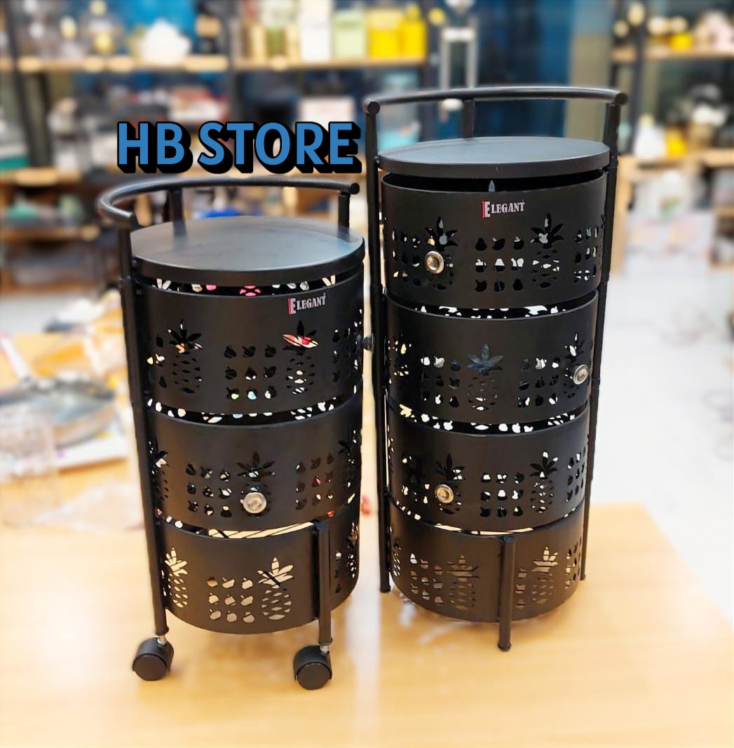 Space-Saving 3/4 Tier metal Kitchen Storage Rack