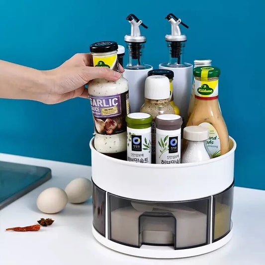Multifunctional Revolving Kitchen Storage Rack