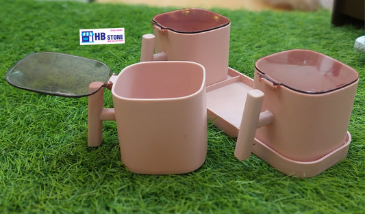 Kitchen Seasoning Box Spice Jar Set Container Condiment Cruet with Cover