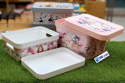 Kids' Decorative Toy Organizer Boxes