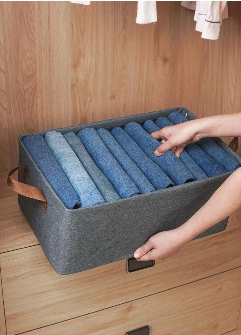 Wardrobe Portable Clothes Organizing Storage Box | Storage Space Saver