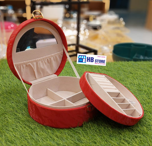 Luxury in Red: Premium Jewellery Organizer