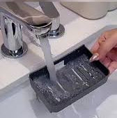 Stick-On Soap Dish – Wall Mounted No-Drill Holder