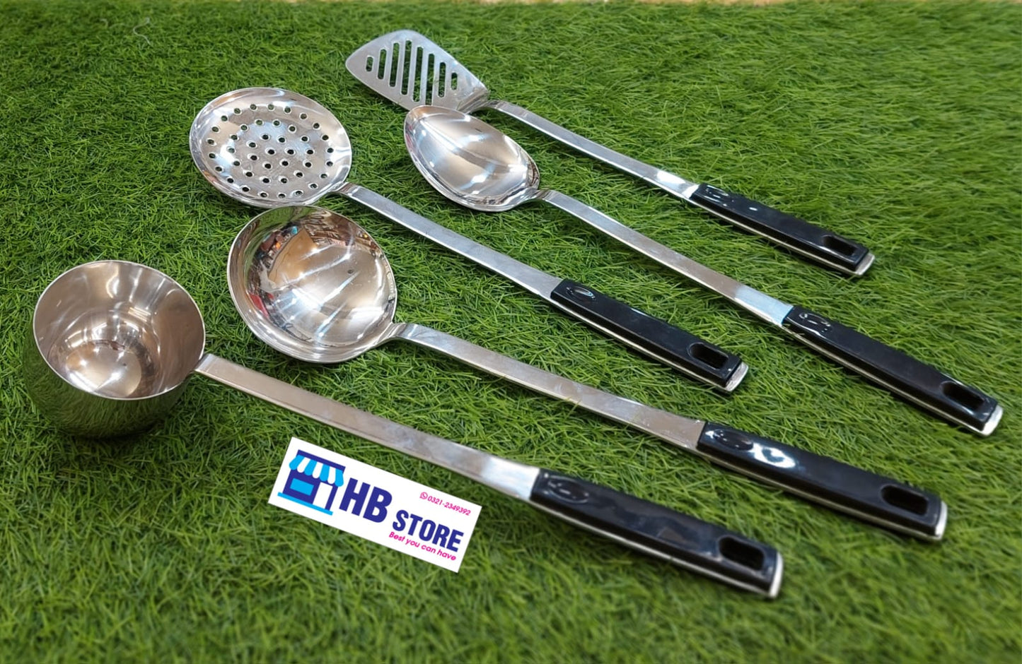 Stainless Steel Cooking Spoons 16 inches Long