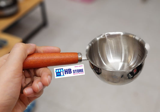 304 Stainless Steel Milk Pot, Butter Coffee Warmer with Handle