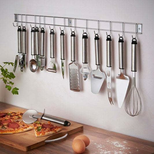 All-in-One Stainless Steel Kitchen Tool Set – Grater, Peeler, Can Opener, Pizza Cutter & More