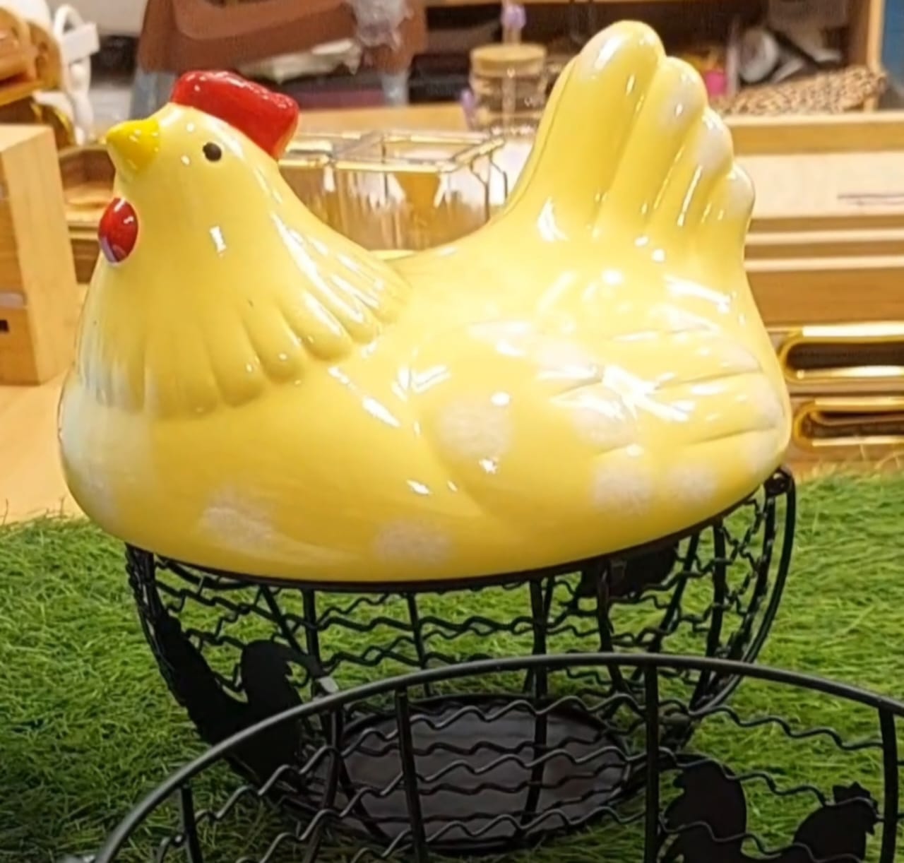 Farmhouse Style Chicken Storage Basket