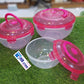 3Pcs Airtight Plastic Storage Boxes