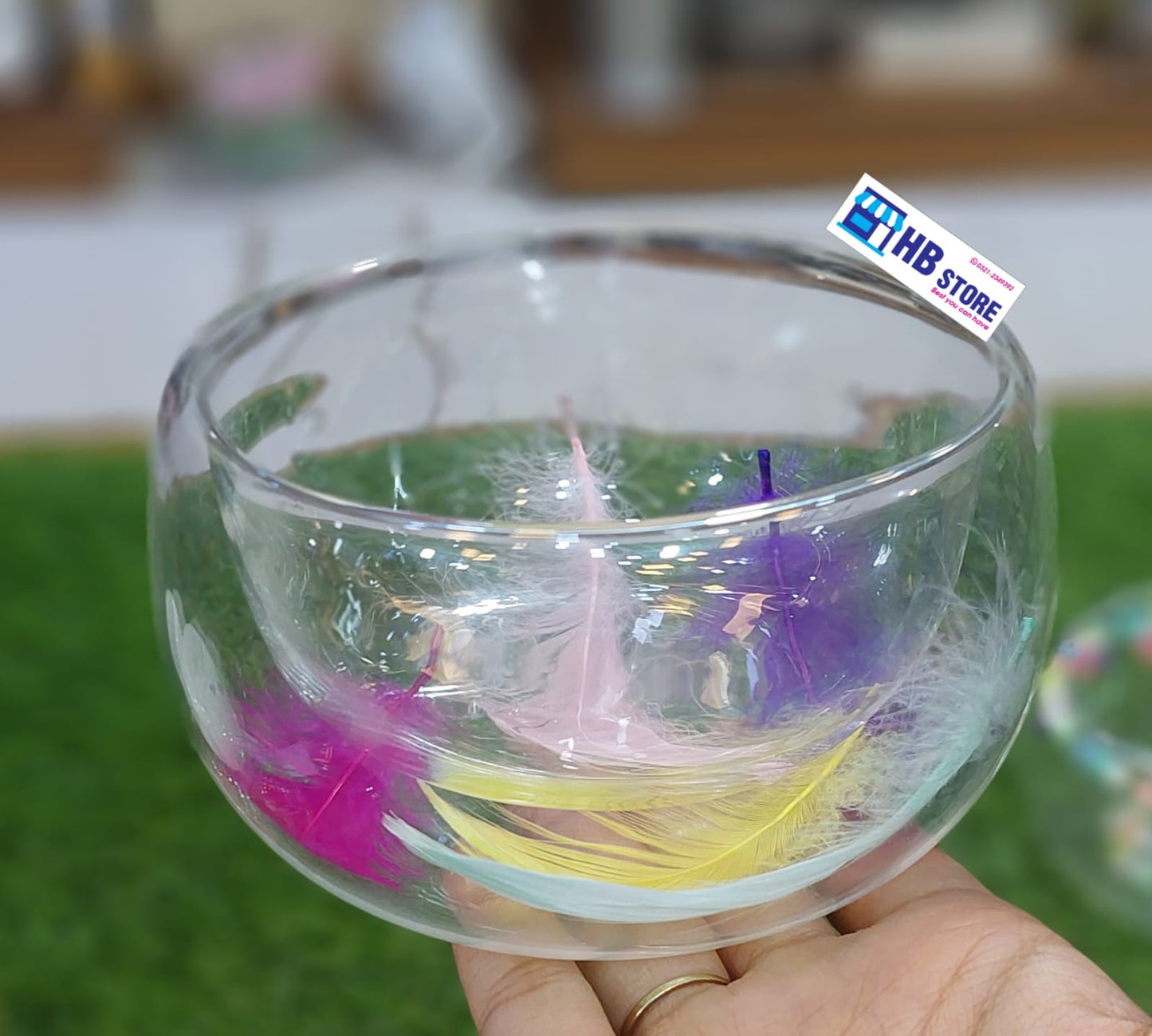 Double Wall Fancy Decorated Bowl