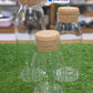 3Pcs Glass Bottle With Cork