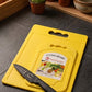 2-Piece Plastic Cutting Board Set with  Knife