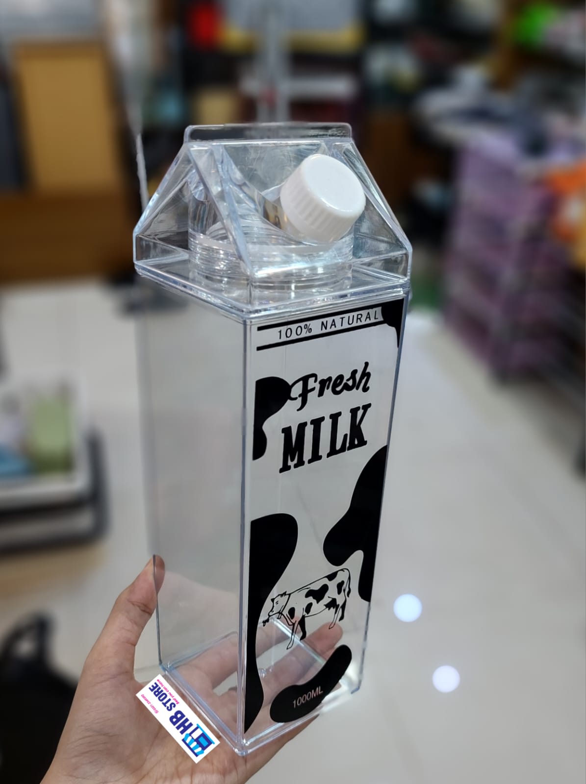 Acrylic Milk Bottle