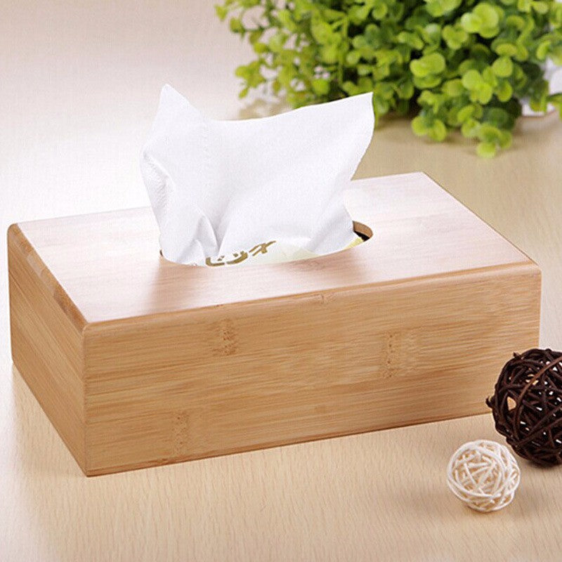 Wooden Tissue Box