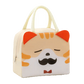 Cartoon Face Insulated Lunch Bag – Kids Thermal Tote (Elephant, Tiger, Dino)