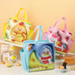 3D Cartoon Kids Lunch Bag – Insulated Oxford Tote with Cute Prints