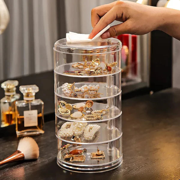 5 Layer Transparent Jewellery Box