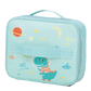 Bear Print Rectangular Insulated Lunch Bag – Kids & Adults Thermal Tote (Green, Pink)