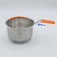 3-in-1 Stainless Steel Steamer & Deep Frying Basket