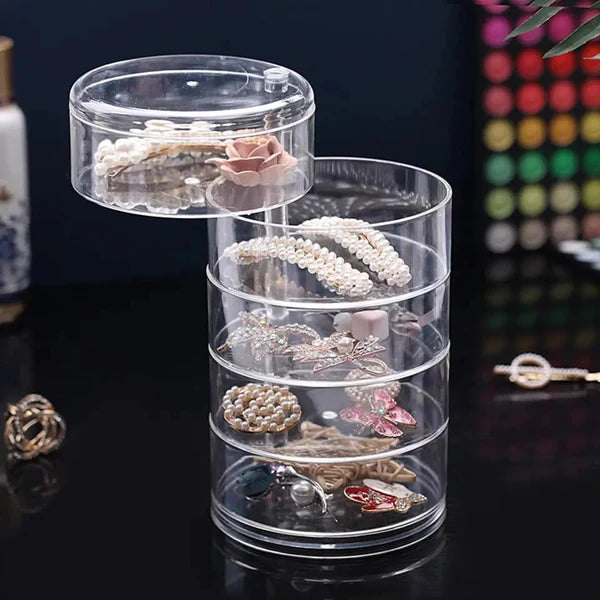 5 Layer Transparent Jewellery Box