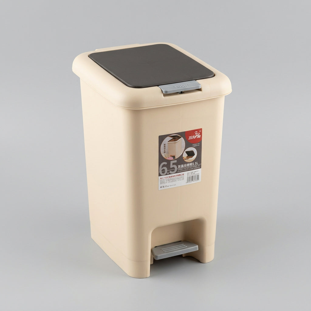 Multi-Size Plastic Foot Pedal Dustbin