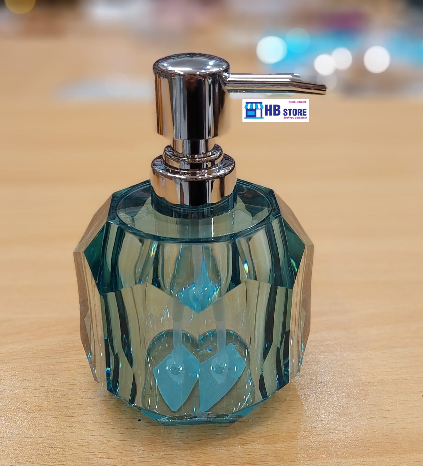 Elegant Multi-Colored Acrylic Soap Dispenser