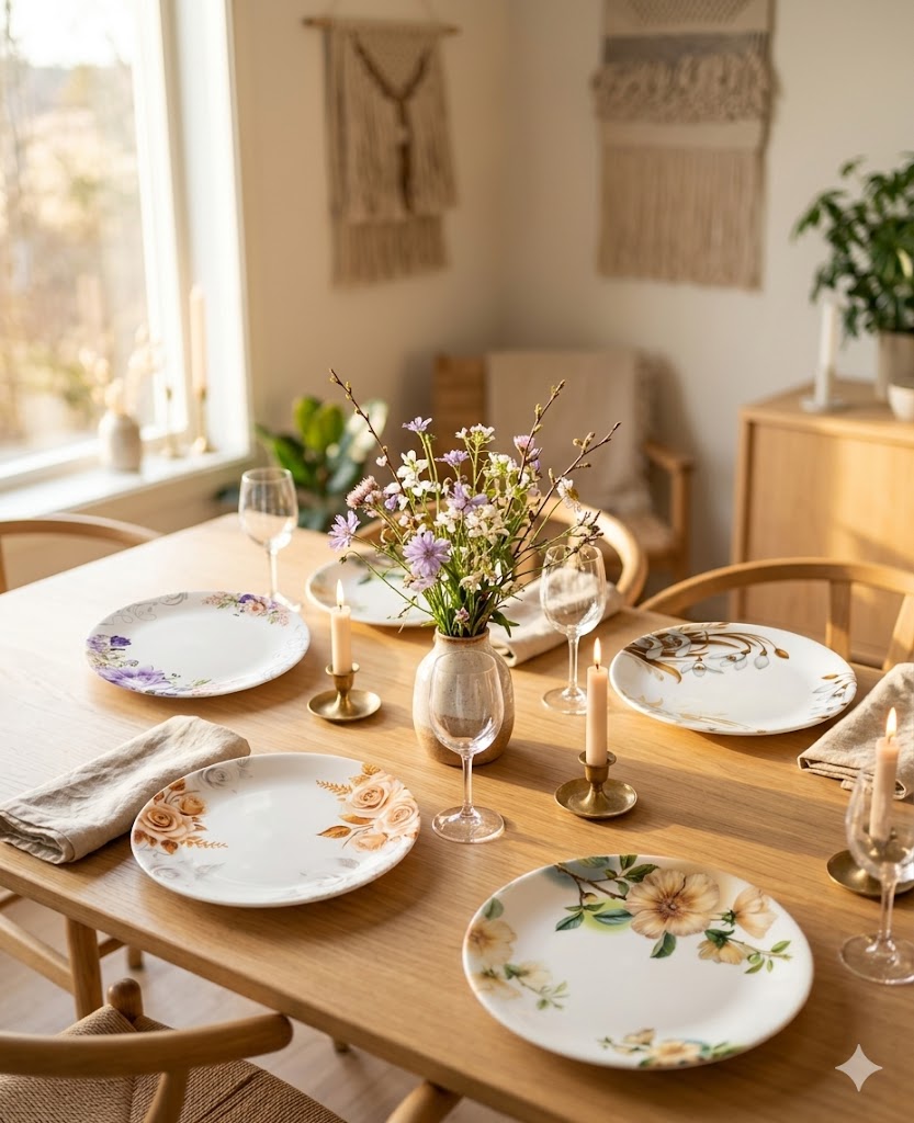 80pcsElegant melamine Dinner set