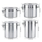 4pcs Steel Airtight Jar Set