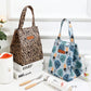 Insulated Oxford Lunch Bag – Portable Thermal Tote (Leopard, Floral, Tropical Prints)