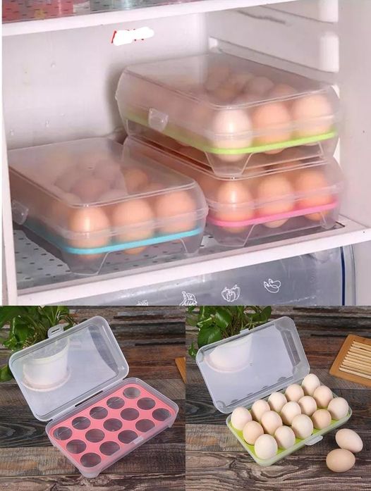 15 Eggs Storage Box