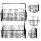 2 Layer Wall Mounted Metal Rack