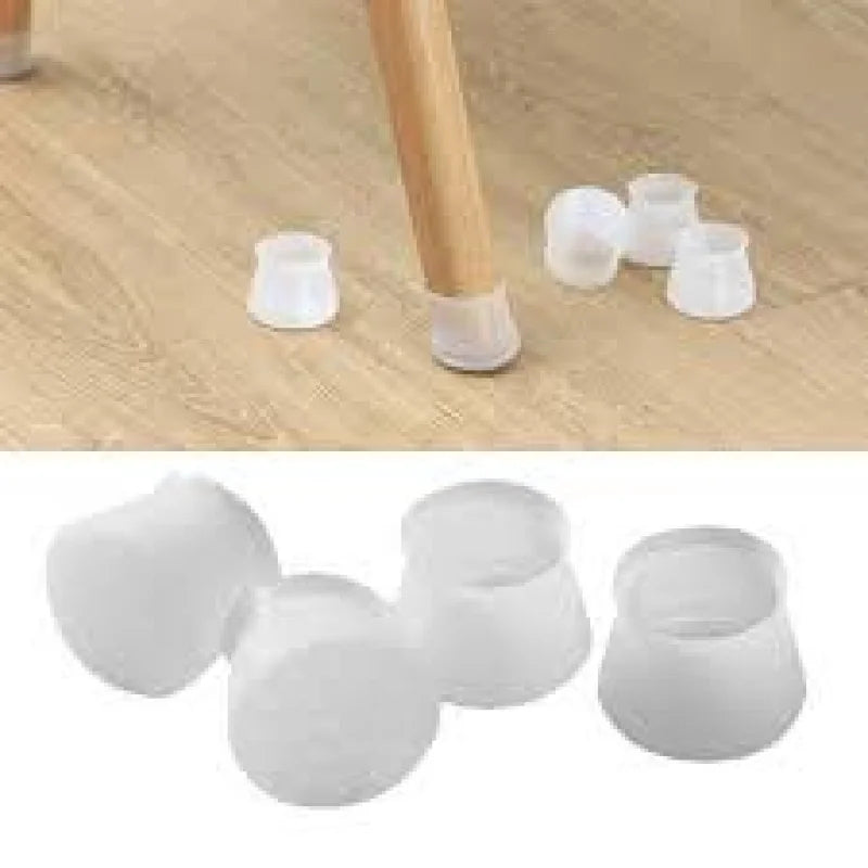 4 Pcs Universal Silicone Chair Leg Floor Protectors
