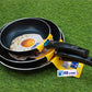 3-Piece Non-Stick Frying Pan Set (Small, Medium, Large) - Black Diamond Performance