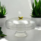 Banana Top Acrylic Serving Dome Stand
