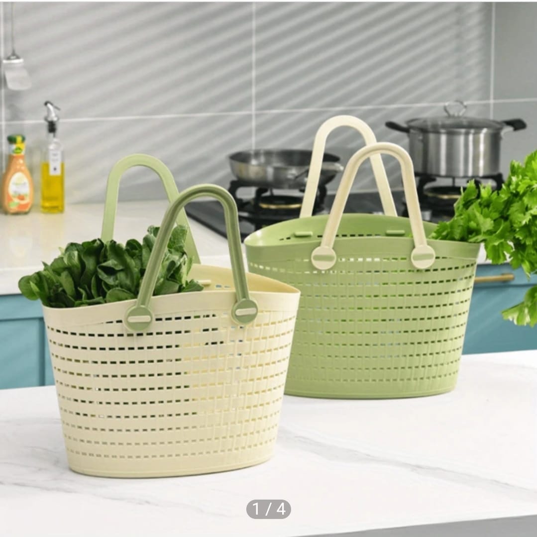 Multifunctional Plastic Handle Basket