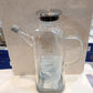 Glass Material Oil Handle Jug With Steel Lid