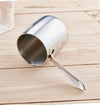 Professional Stainless Steel Milk Frothing Pitcher with Long Side Handle
