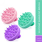 Silicone Scalp Massager Shampoo Brush - Hair Scrubber for Dandruff, Deep Cleaning & Relaxation