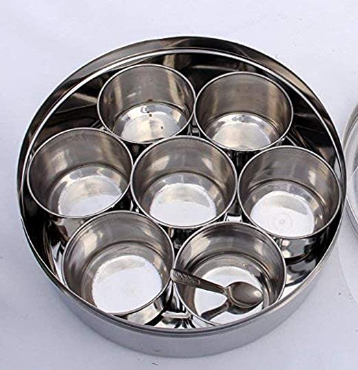 Airtight Steel Masala Box