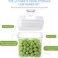 Airtight Lock Food Storage Jar Set - BPA Free 4pcs