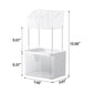 2-Tier Acrylic Makeup & Skincare Vanity Organizer with Clear Drawer