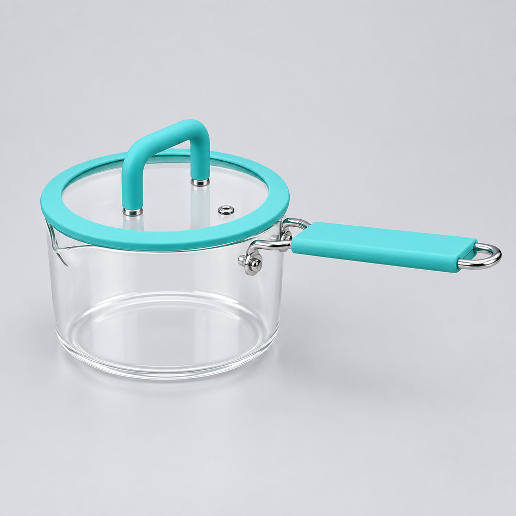 ChromaGlass Borosilicate Saucepan Collection