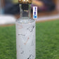 Marble Design Glass Bottle