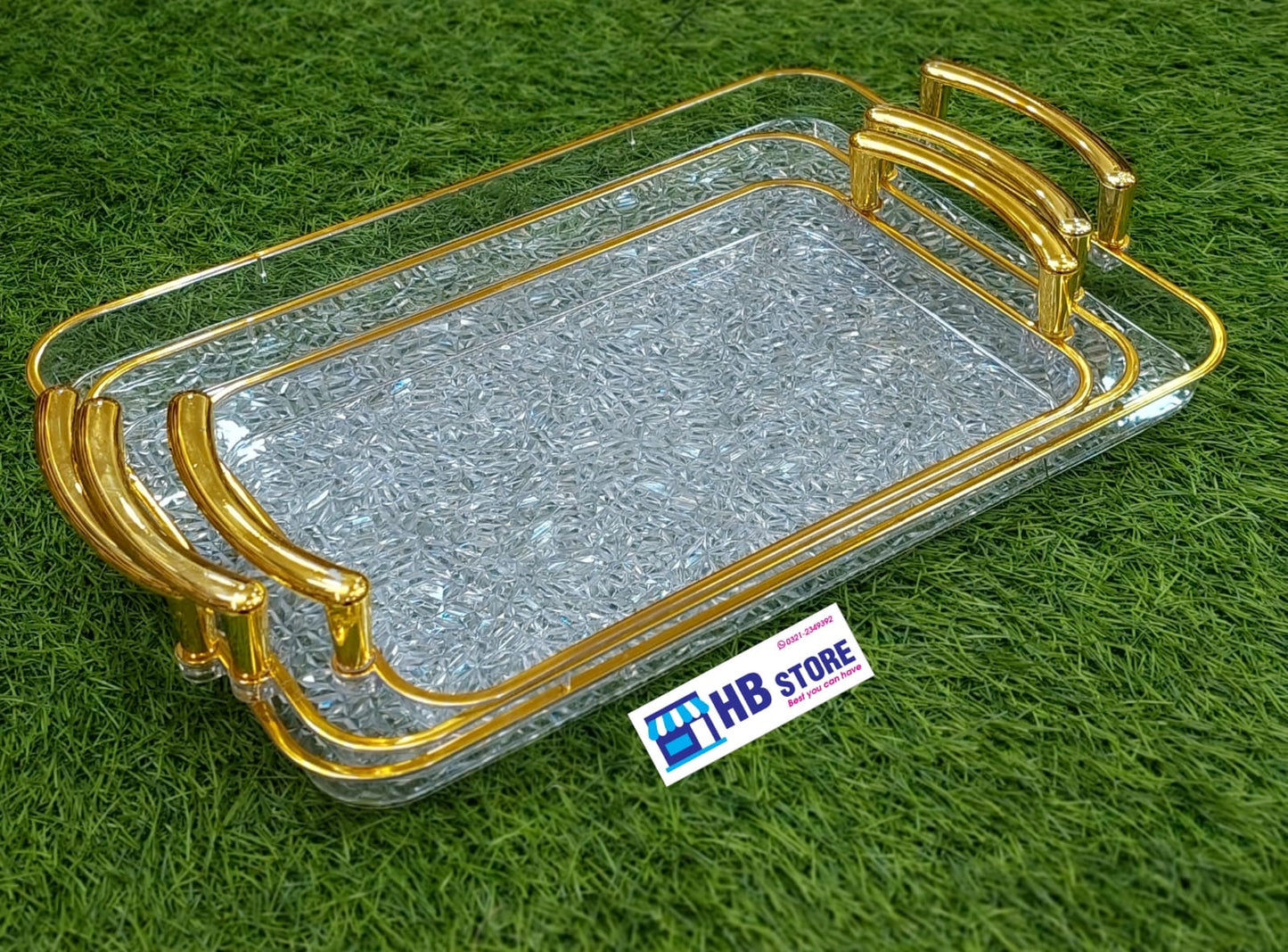 Luxury Acrylic Serving Tray