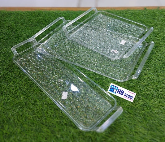 Acrylic Frosted Serving Tray